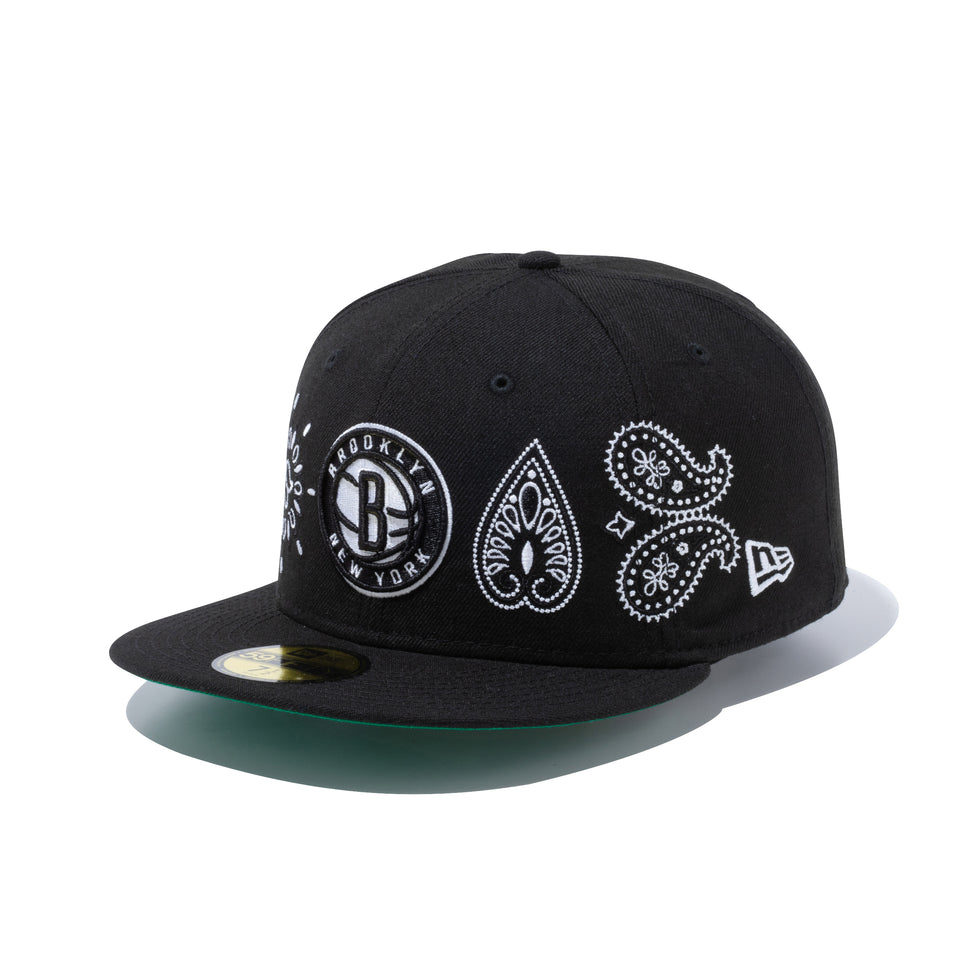 59FIFTY Paisley Elements ブルックリン・ネッツ ブラック