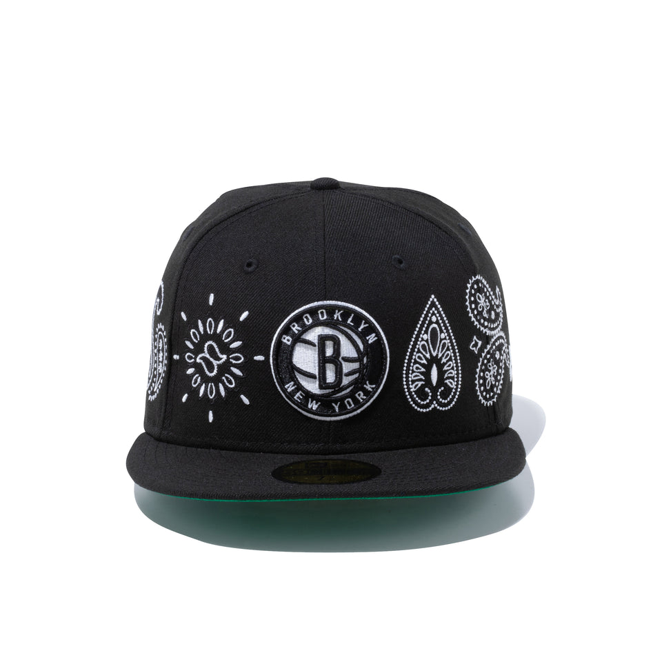 59FIFTY Paisley Elements ブルックリン・ネッツ ブラック