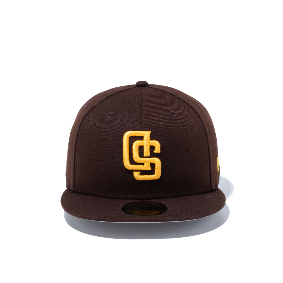 59FIFTY Upside Down サンディエゴ・パドレス グレーアンダーバイザー