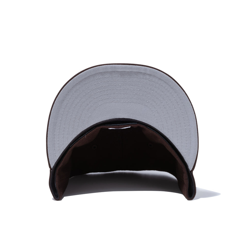 59FIFTY Upside Down サンディエゴ・パドレス グレーアンダーバイザー