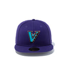 59FIFTY Upside Down クーパーズタウン アリゾナ・ダイヤモンドバックス グレーアンダーバイザー