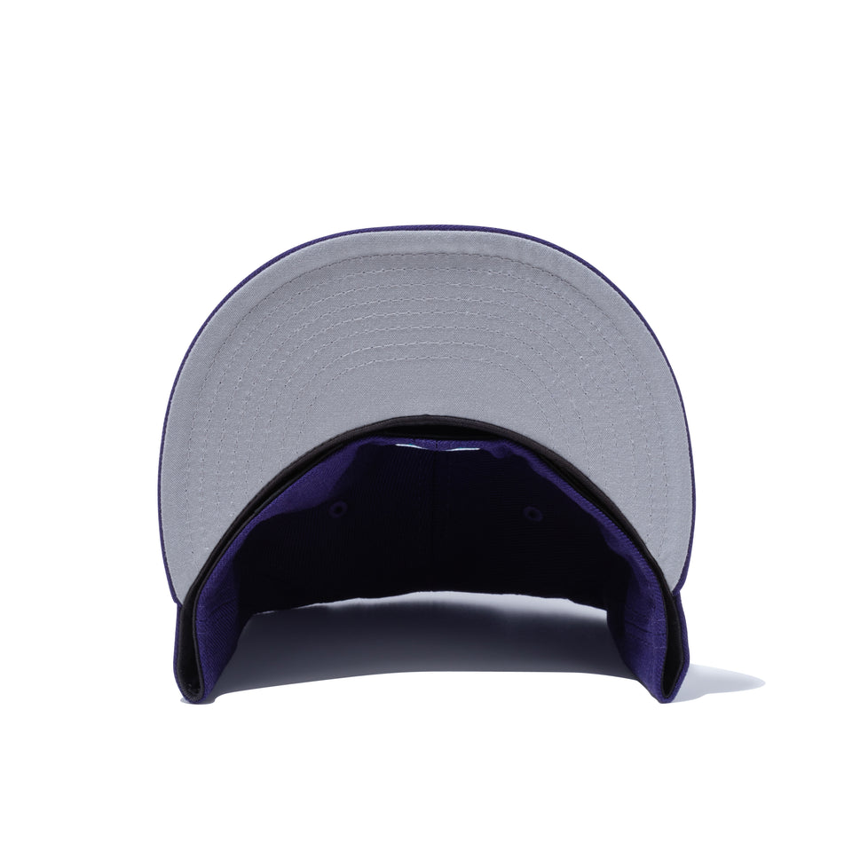 59FIFTY Upside Down クーパーズタウン アリゾナ・ダイヤモンドバックス グレーアンダーバイザー