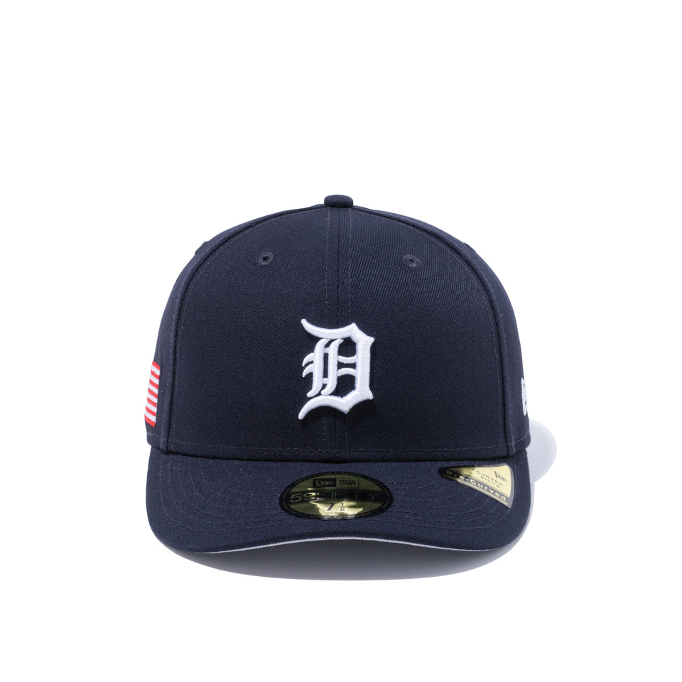 PC 59FIFTY スターズ&ストライプ デトロイト・タイガース USフラッグ ネイビー