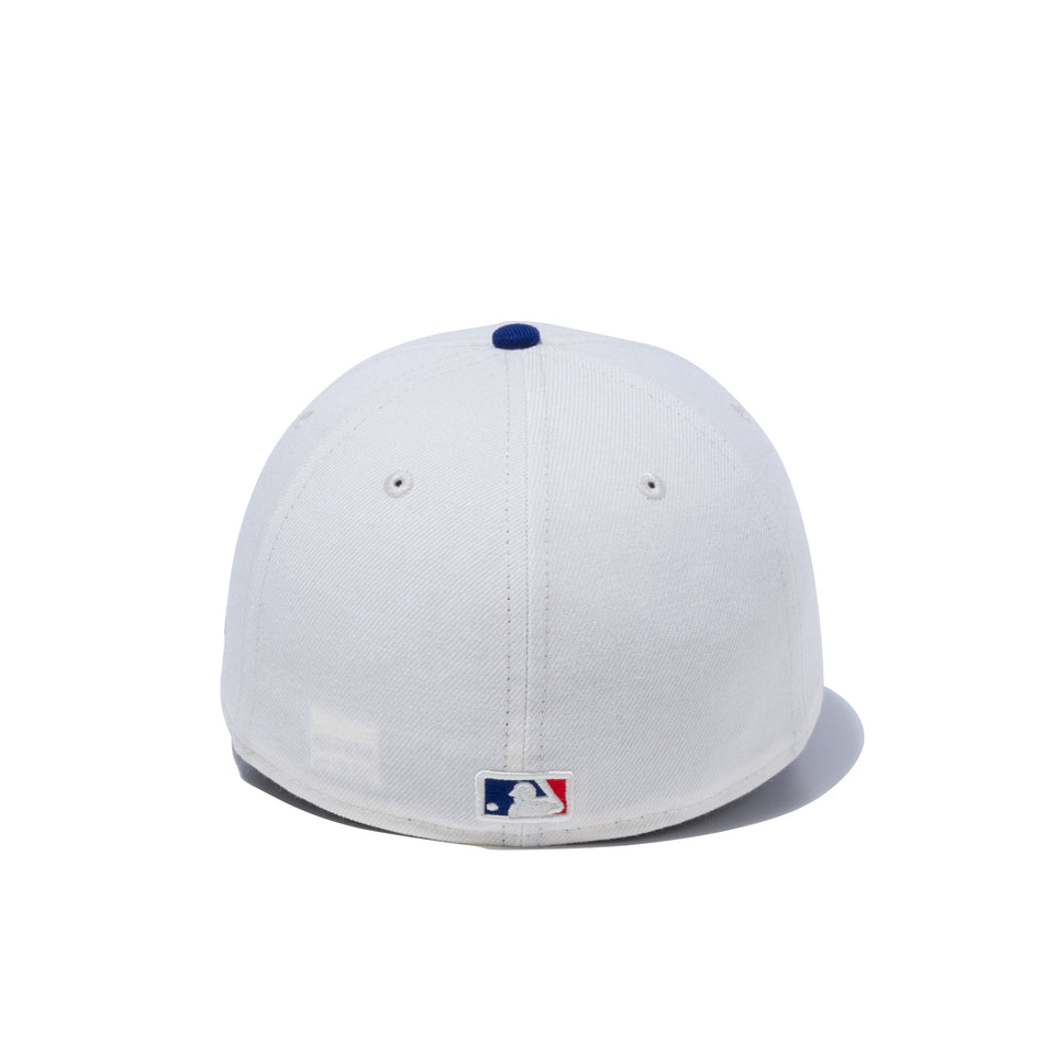 LP 59FIFTY ロサンゼルス・ドジャース MLB 2トーン クロームホワイト / ネイビー グレーアンダーバイザー