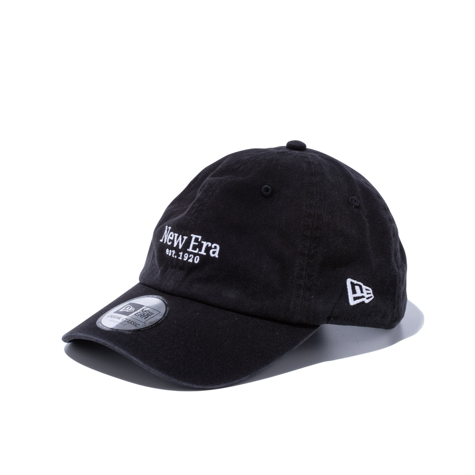 Casual Classic New Era est 1920 ブラック | NEW ERA ニューエラ公式オンラインストア