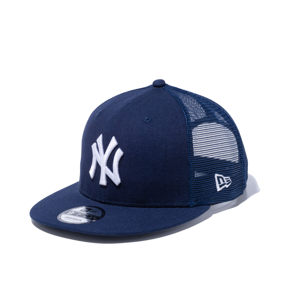 9FIFTY トラッカー ニューヨーク・ヤンキース ダックキャンバス オーシャンサイドブルー | NEW ERA ニューエラ公式オンラインストア