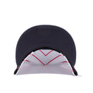 9FIFTY 東京ヤクルトスワローズ ユニフォーム ホワイト / スカーレットピンストライプ ネイビーバイザー
