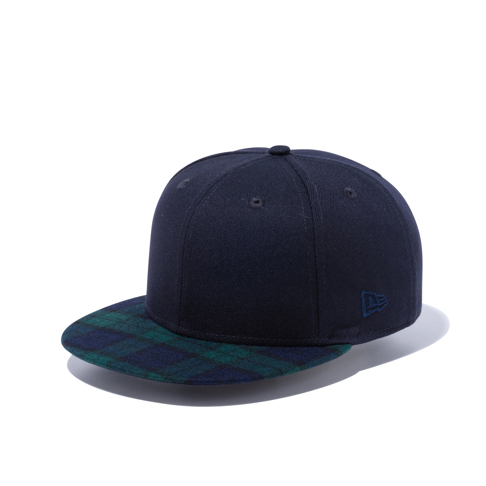 9FIFTY タータン ネイビー ブラックウォッチバイザー