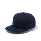 9FIFTY タータン ネイビー ブラックウォッチバイザー