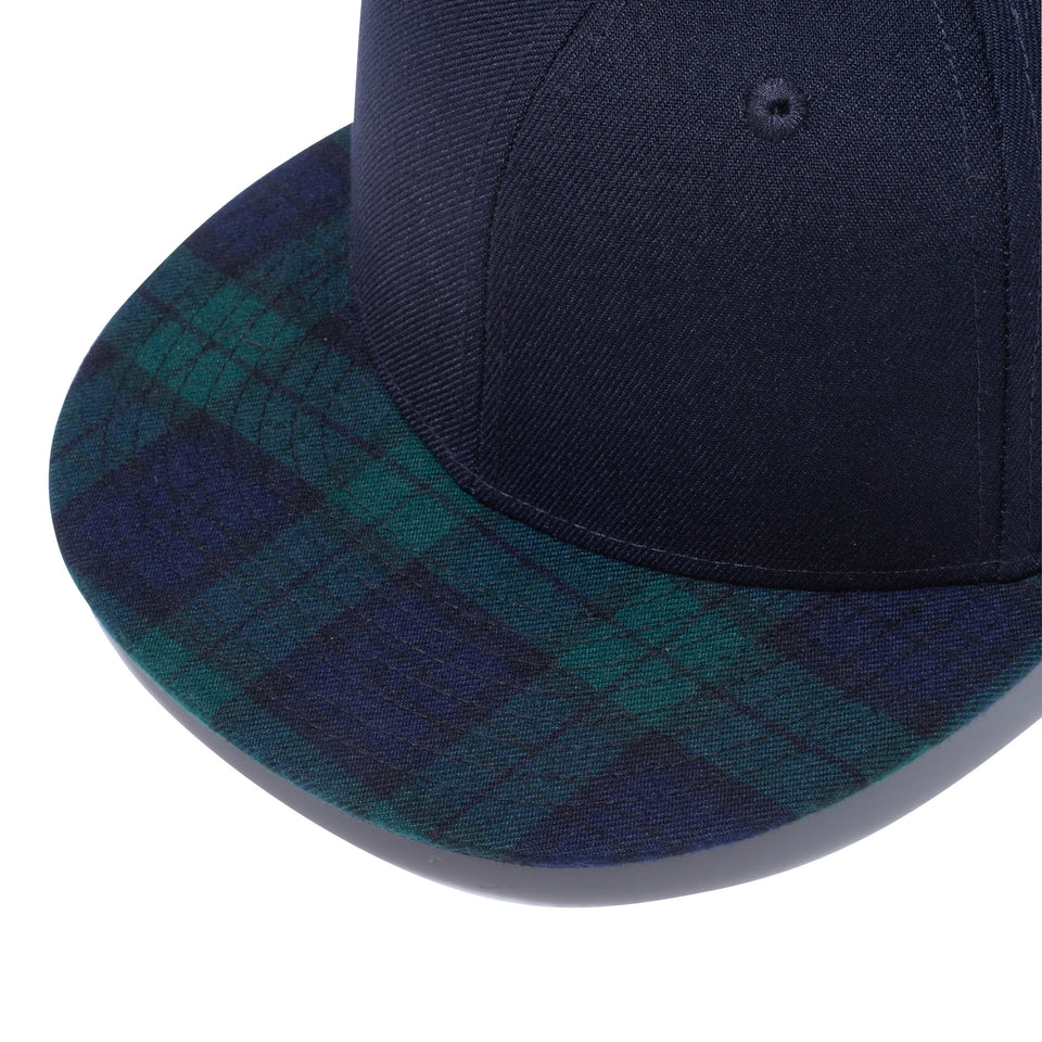 9FIFTY タータン ネイビー ブラックウォッチバイザー