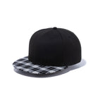 9FIFTY タータン ブラック モノクロチェックバイザー