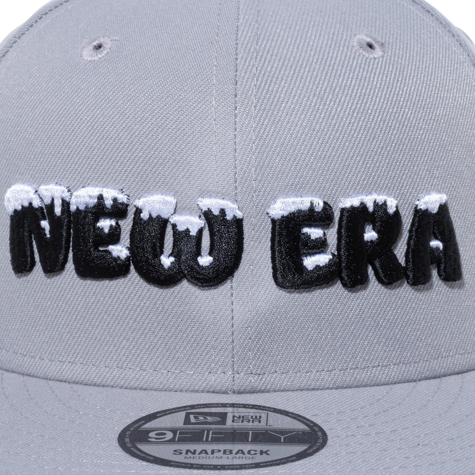 9FIFTY スノーロゴ NEW ERA グレー