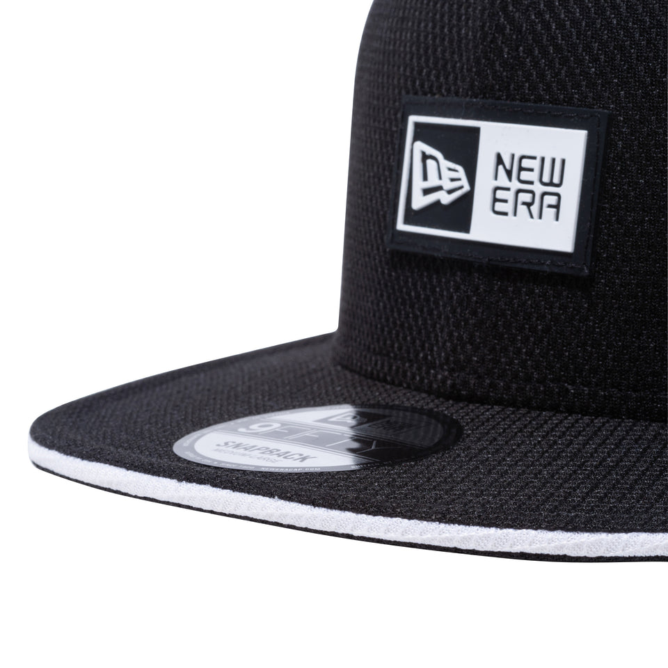 9FIFTY ラバーロゴ ボックスロゴ ラバーパッチ ブラック