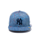9FIFTY スプラッシュペイント ニューヨーク・ヤンキース ウォッシュドデニム × ミッドナイトネイビー
