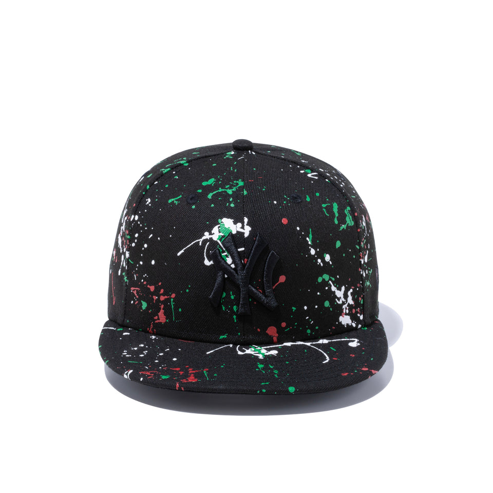9FIFTY スプラッシュペイント ニューヨーク・ヤンキース ブラック × ブラック