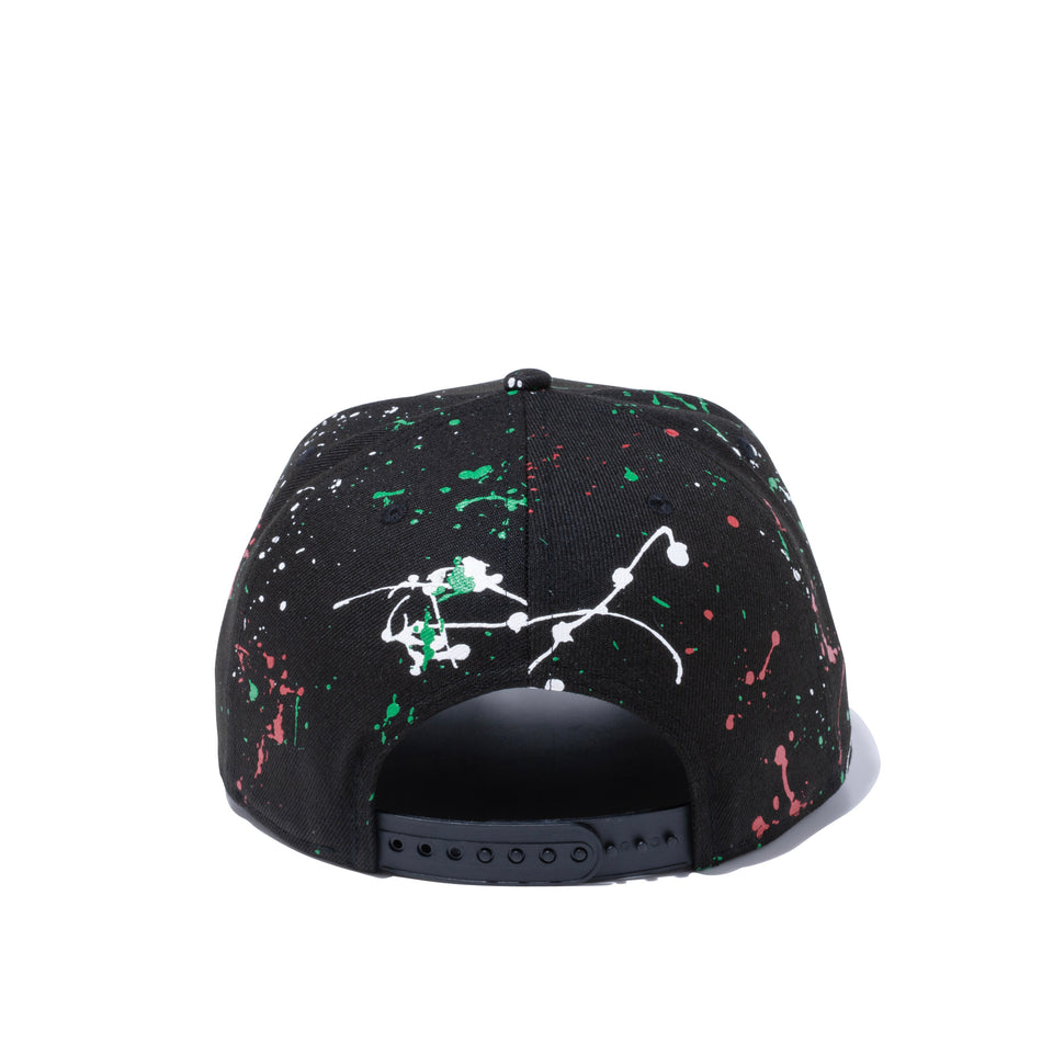 9FIFTY スプラッシュペイント ニューヨーク・ヤンキース ブラック × ブラック