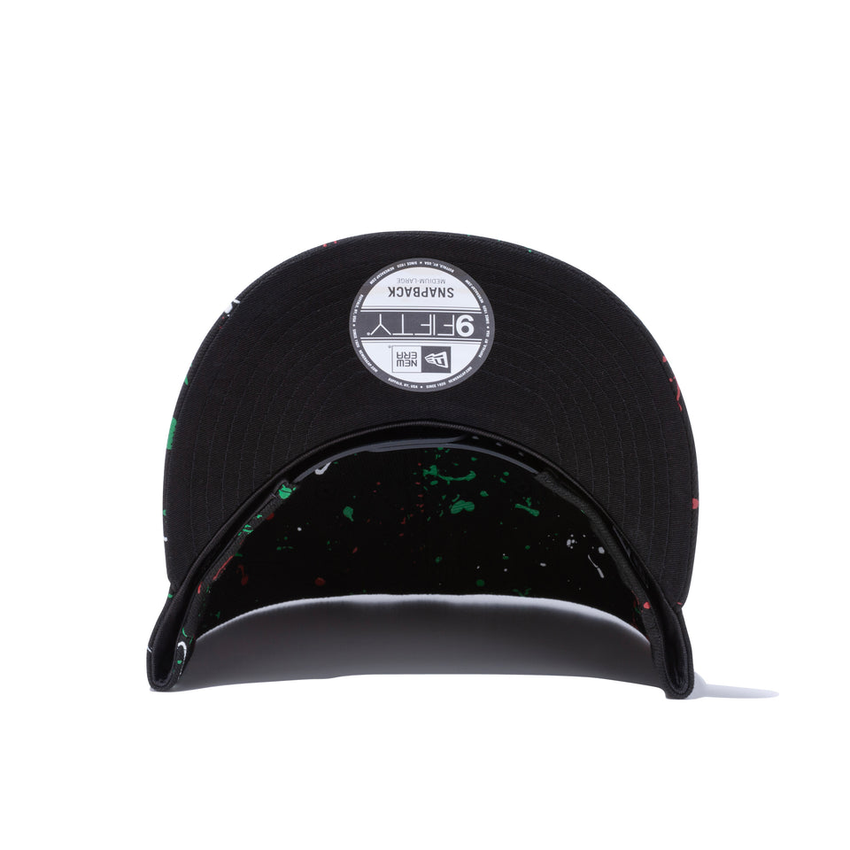 9FIFTY スプラッシュペイント ニューヨーク・ヤンキース ブラック × ブラック