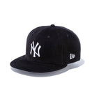 9FIFTY ニューヨーク・ヤンキース マイクロコーデュロイ ブラック グレーアンダーバイザー
