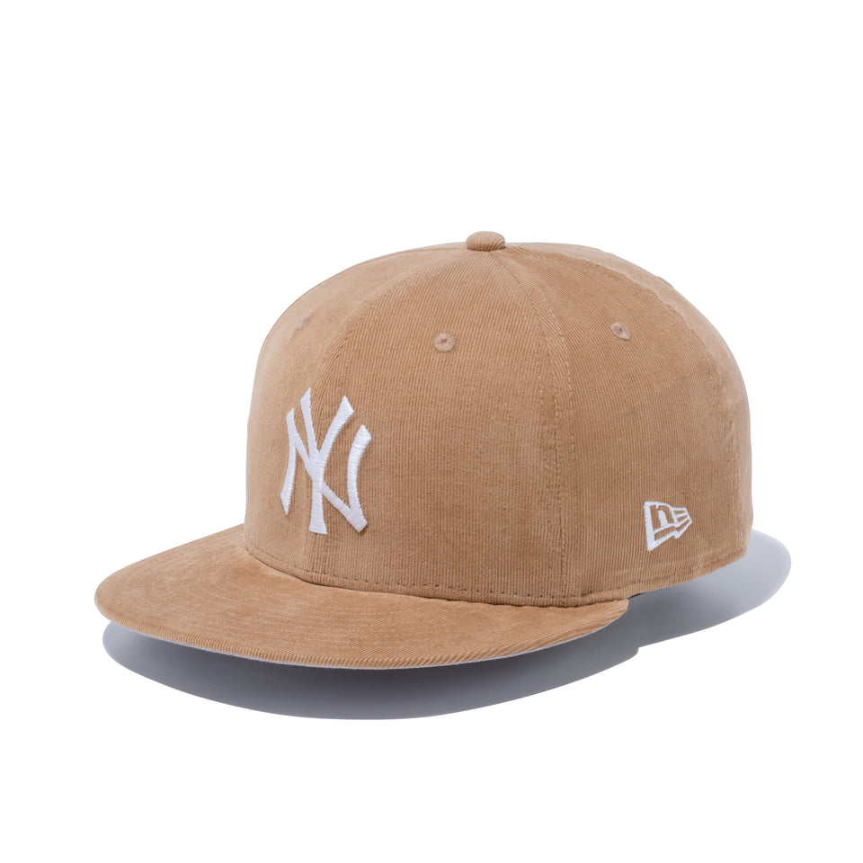 9FIFTY ニューヨーク・ヤンキース マイクロコーデュロイ ベージュ グレーアンダーバイザー