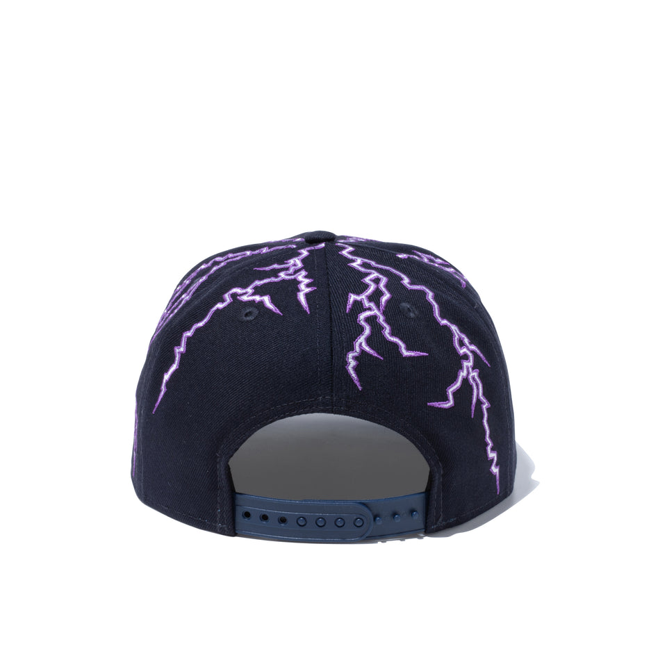9FIFTY ニューヨーク・ヤンキース ライトニング ネイビー グレーアンダーバイザー