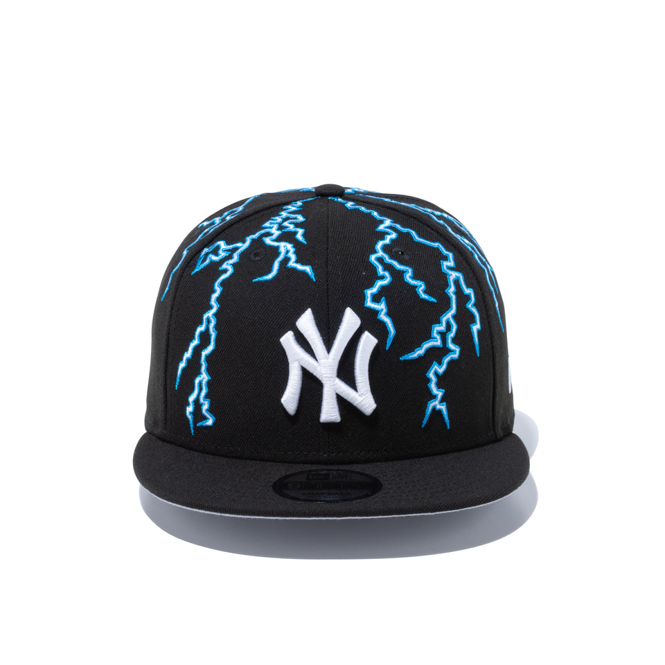 9FIFTY ニューヨーク・ヤンキース ライトニング ブラック グレーアンダーバイザー