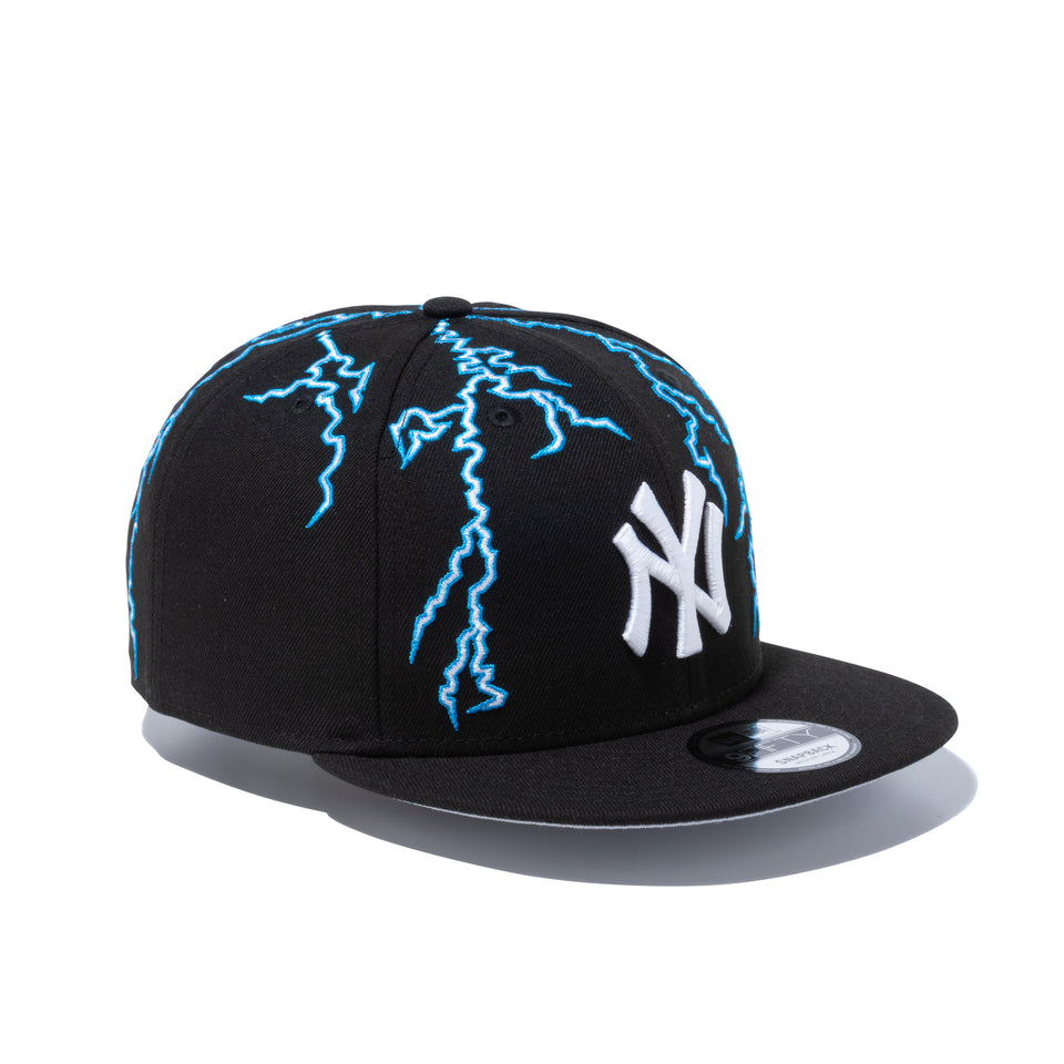 9FIFTY ニューヨーク・ヤンキース ライトニング ブラック グレーアンダーバイザー