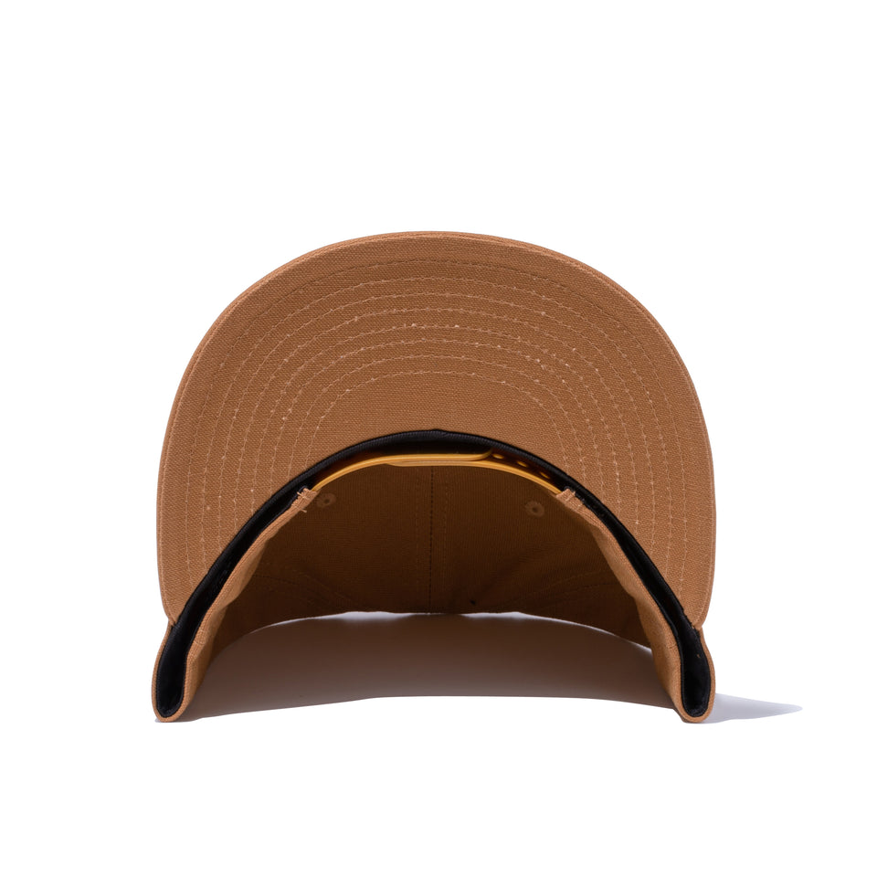 9FIFTY ニューヨーク・ヤンキース ダックキャンバス タン × チョコレート