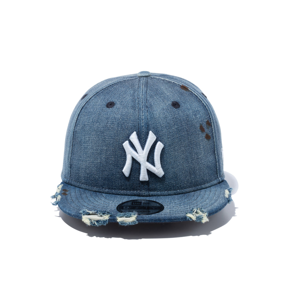 9FIFTY ニューヨーク・ヤンキース ダメージドデニム ウォッシュドデニム