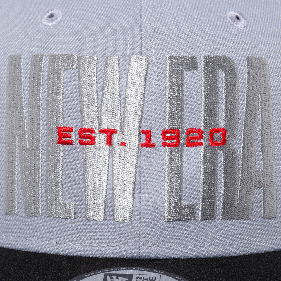 9FIFTY est.1920 グレー ブラックバイザー