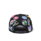 9FIFTY チームロゴオールオーバー NBA ブラック