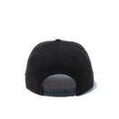 9FIFTY メタルフラッグロゴ ウーブンパッチ ブラック シャイニーゴールドメタルピン