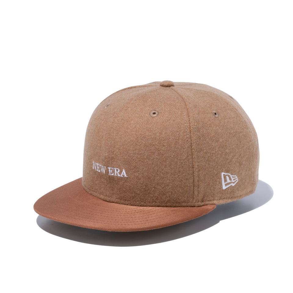 9FIFTY メルトン NEW ERA キャメル ブラウンスエードバイザー