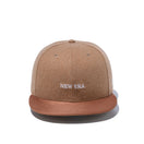9FIFTY メルトン NEW ERA キャメル ブラウンスエードバイザー
