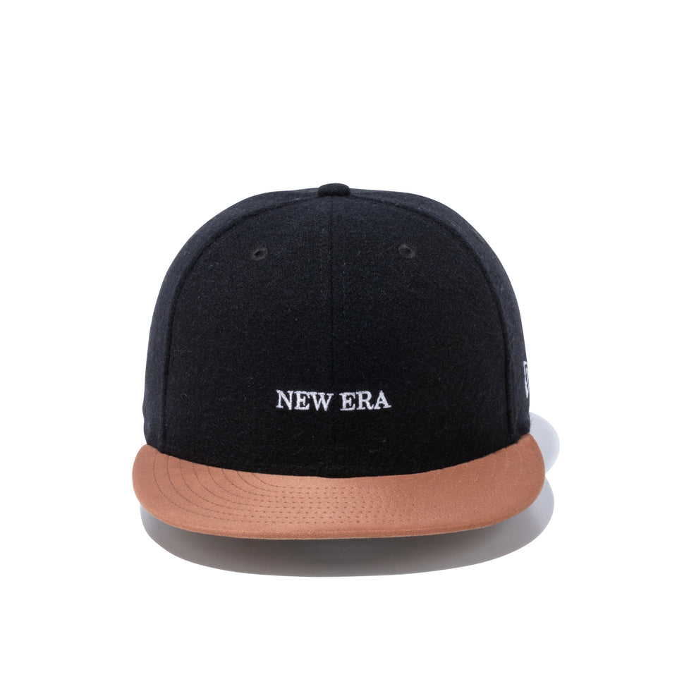 9FIFTY メルトン NEW ERA ブラック ブラウンスエードバイザー