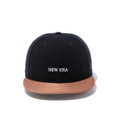 9FIFTY メルトン NEW ERA ブラック ブラウンスエードバイザー