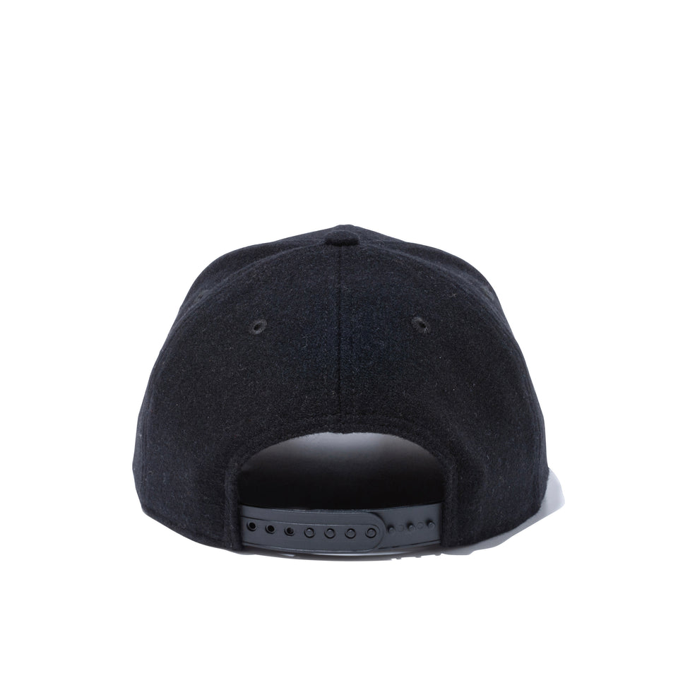 9FIFTY メルトン NEW ERA ブラック ブラウンスエードバイザー