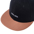 9FIFTY メルトン NEW ERA ブラック ブラウンスエードバイザー