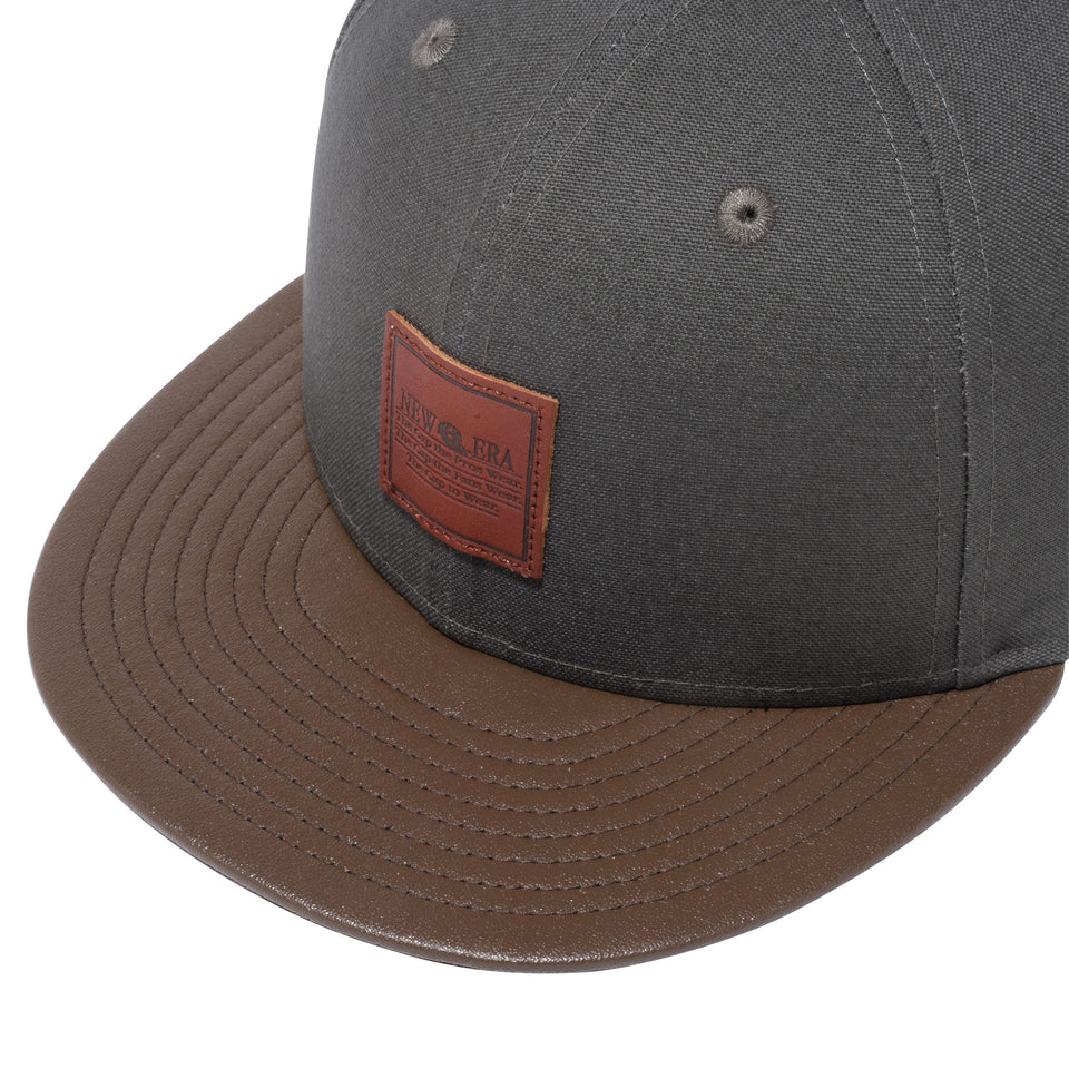 9FIFTY ハンティング ダックモス ブラウンレザーバイザー