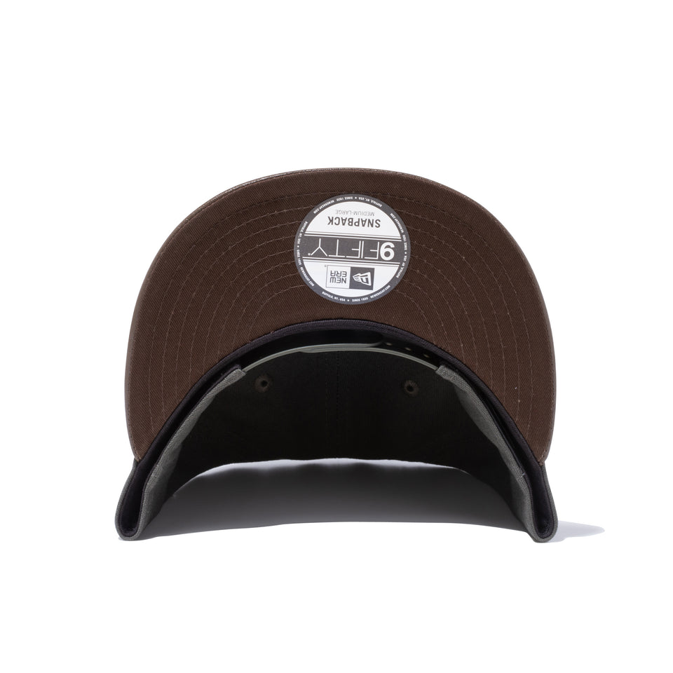 9FIFTY ハンティング ダックモス ブラウンレザーバイザー