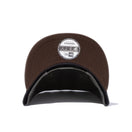 9FIFTY ハンティング ダックモス ブラウンレザーバイザー