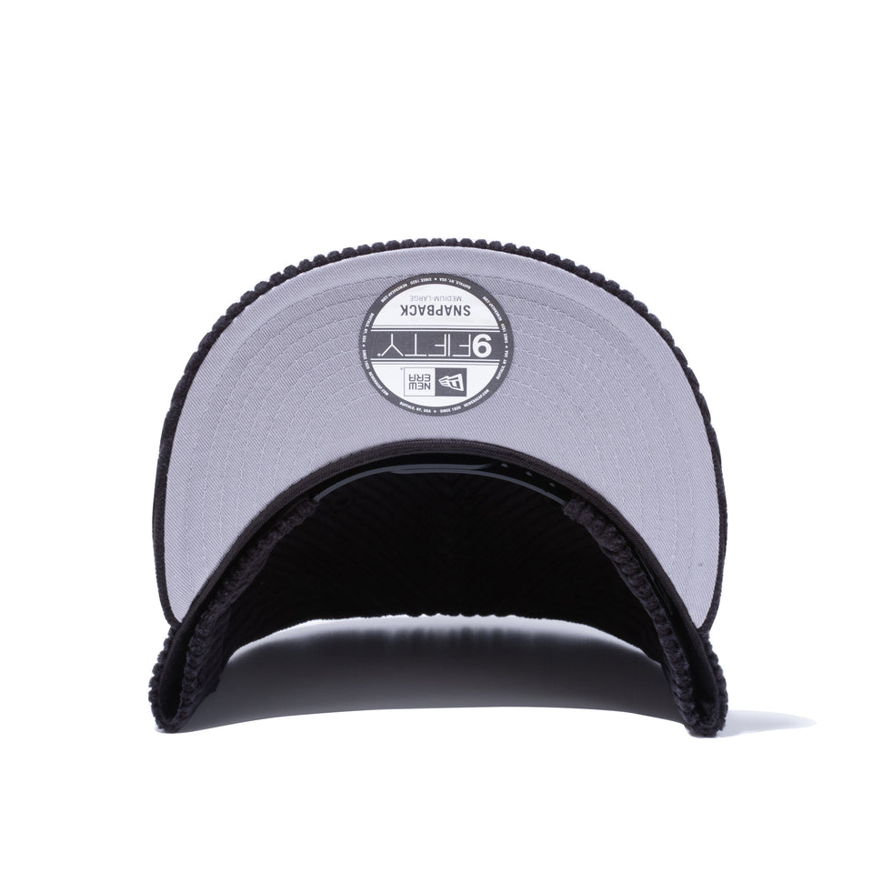 9FIFTY コーデュロイ クラシックロゴ ブラック