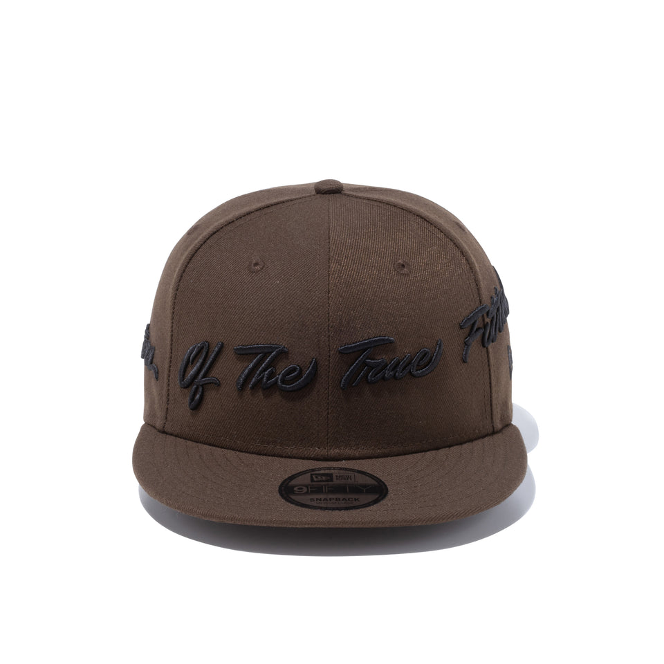 9FIFTY ビッグハンドエンブロイダリー ウォールナット