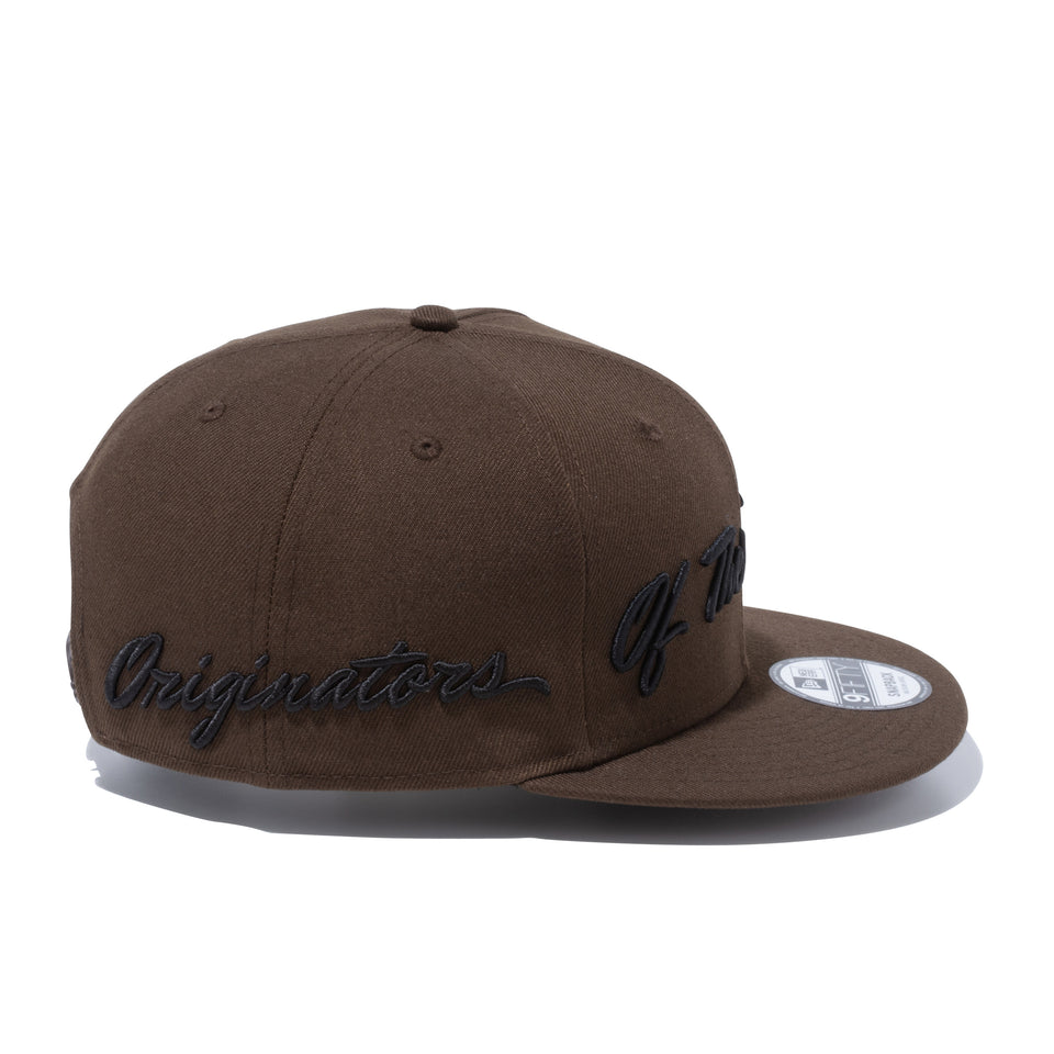 9FIFTY ビッグハンドエンブロイダリー ウォールナット