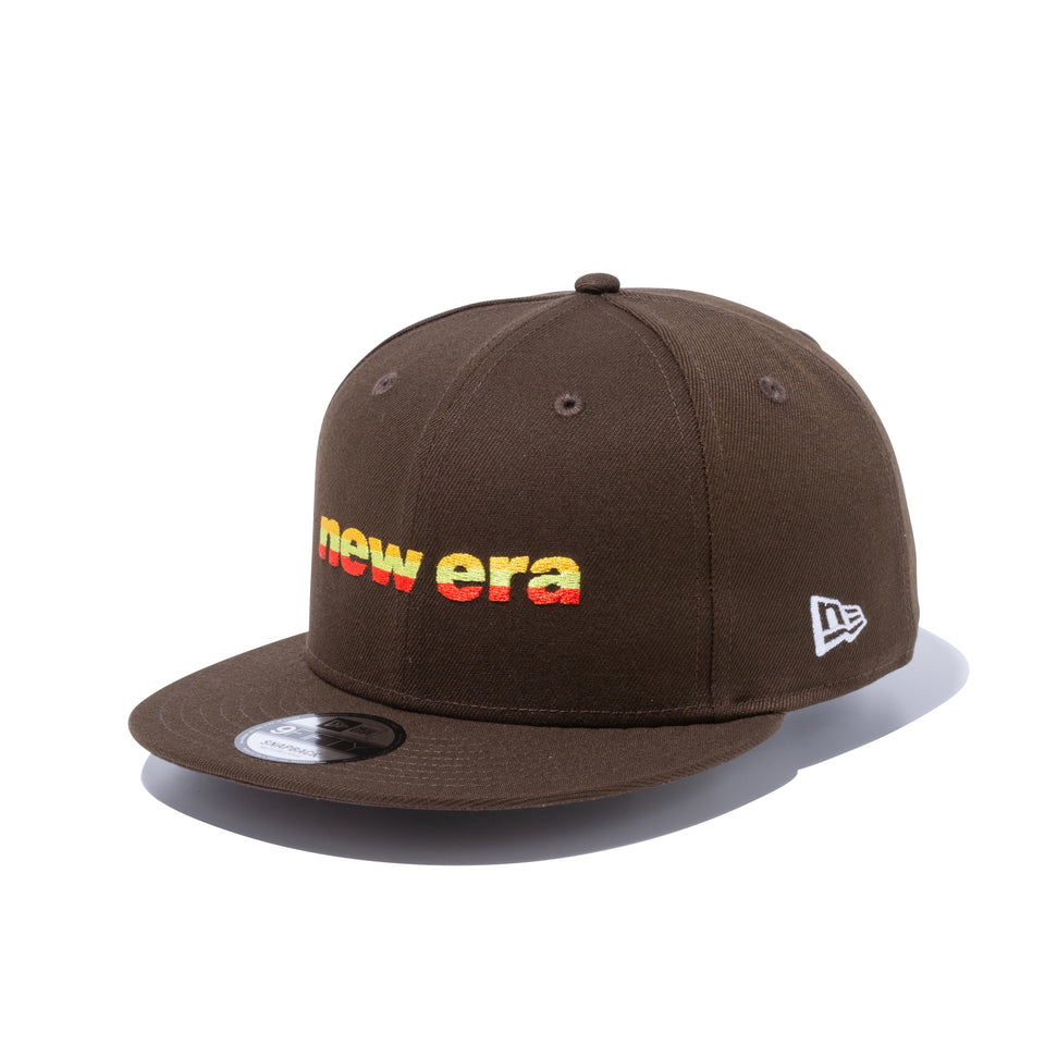 9FIFTY 3トーンロゴ new era ウォルナット