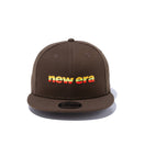 9FIFTY 3トーンロゴ new era ウォルナット