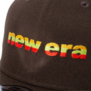 9FIFTY 3トーンロゴ new era ウォルナット