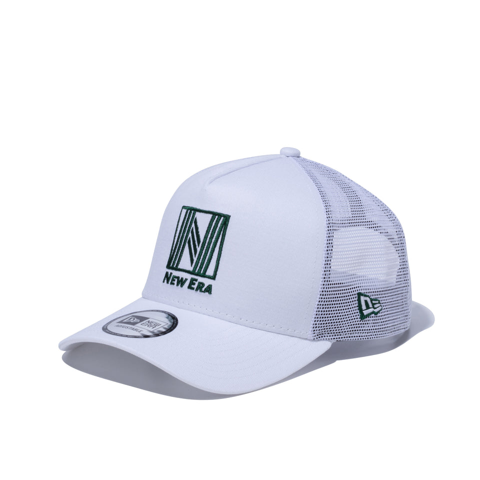 9FORTY A-Frame トラッカー ベーシックファブリックス Nロゴ ホワイト | NEW ERA ニューエラ公式オンラインストア