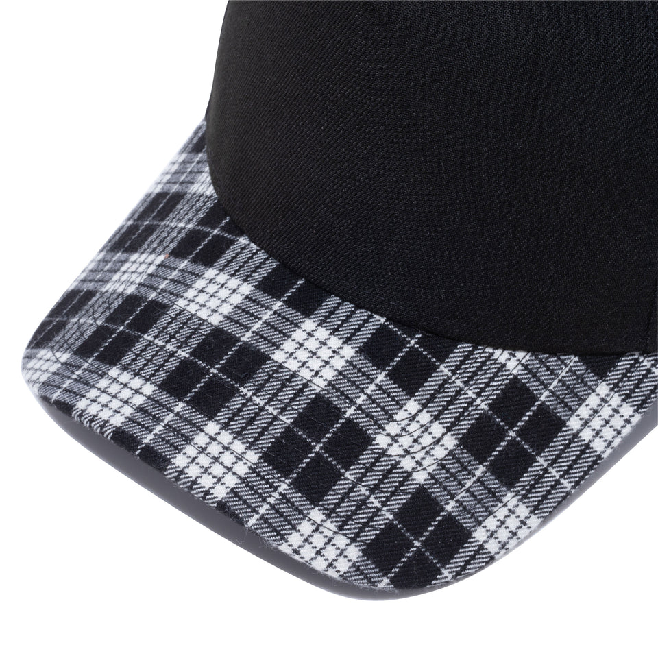 9FORTY A-Frame タータン ブラック モノクロチェックバイザー
