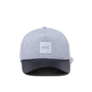 9FORTY A-Frame スウェット NYC グレー ブラックレザーバイザー