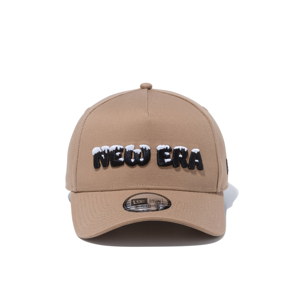 9FORTY A-Frame スノーロゴ NEW ERA カーキ